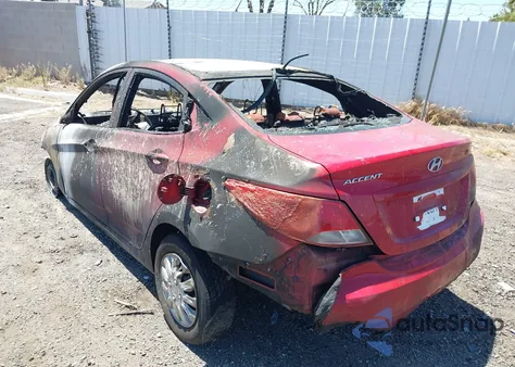 2016 Hyundai Accent Se from USA, damaged, VIN KMHCT4AE7GU980413